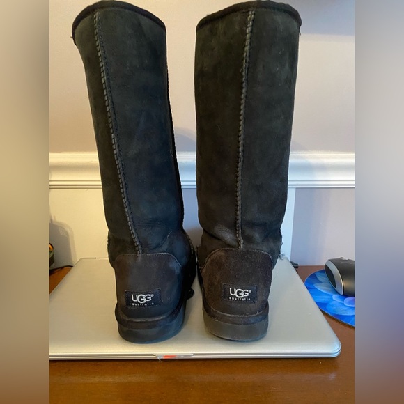 Used Black Wool high UGGS - Picture 1 of 3